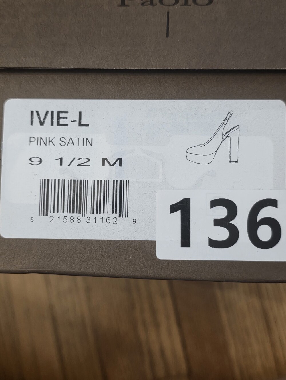 Linea Paolo Ivie Hot Pink Satin Slingback Platform Pumps Size 9.5 - Picture 7 of 7